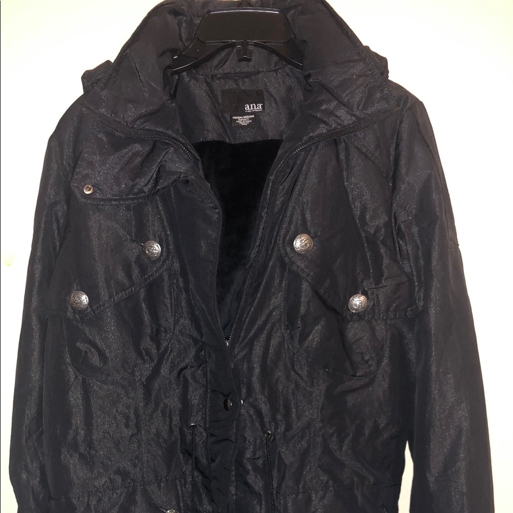🔥🔥a.n.a anorak in black women size medium🔥🔥